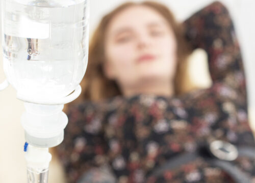 Photo of a woman getting LiquIVida™ IV infusions