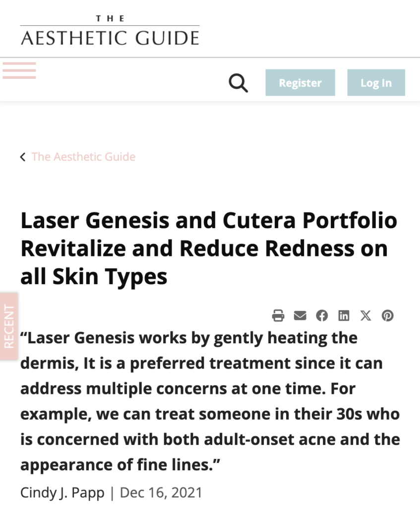 Laser Genesis article