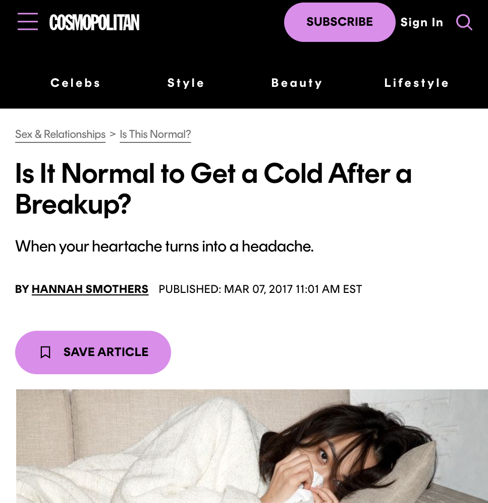 Cosmo article