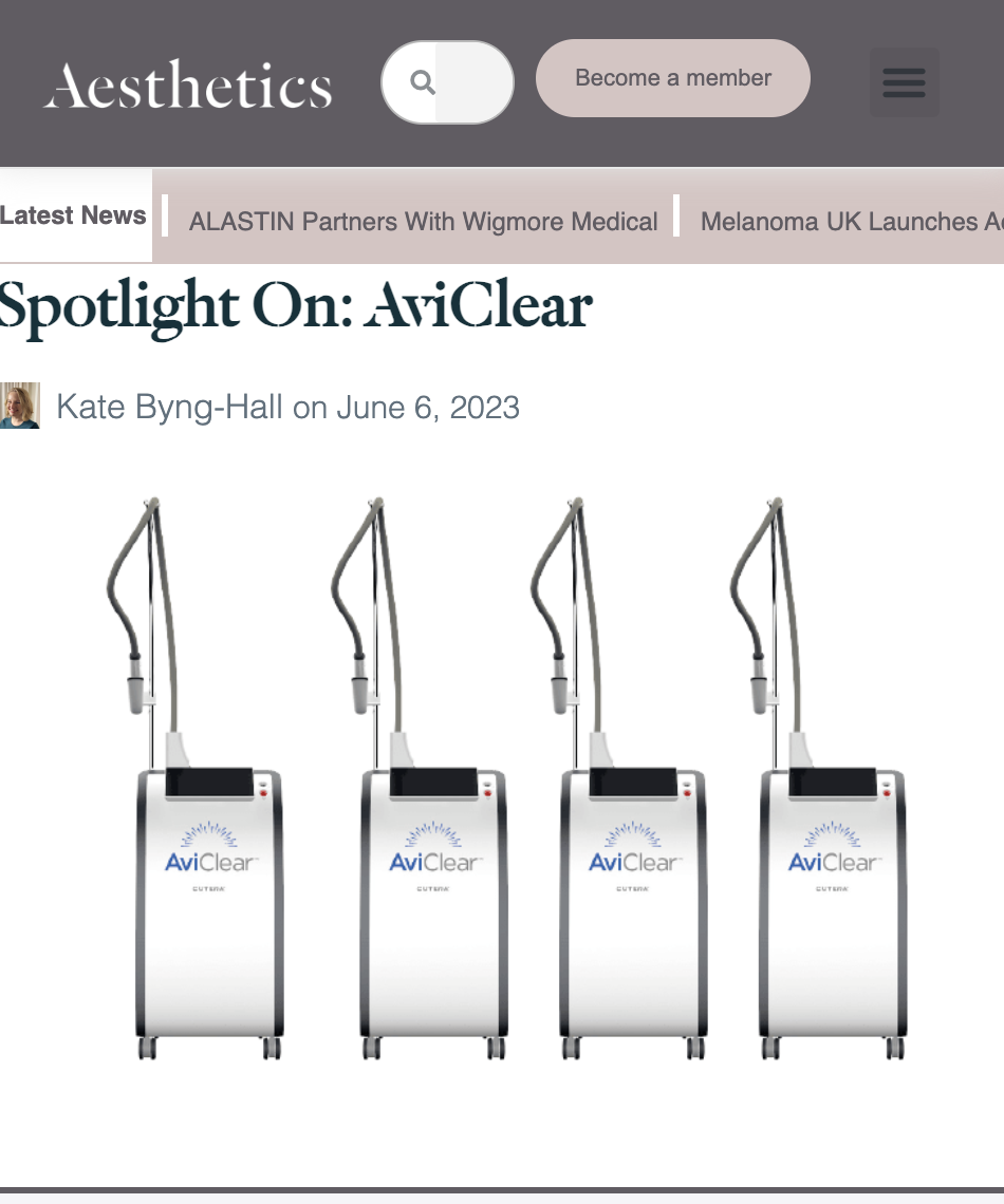 Spotlight:AviClear article